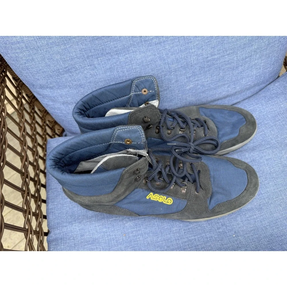 ASOLO Mens Hiking Boots size 13 blue/black